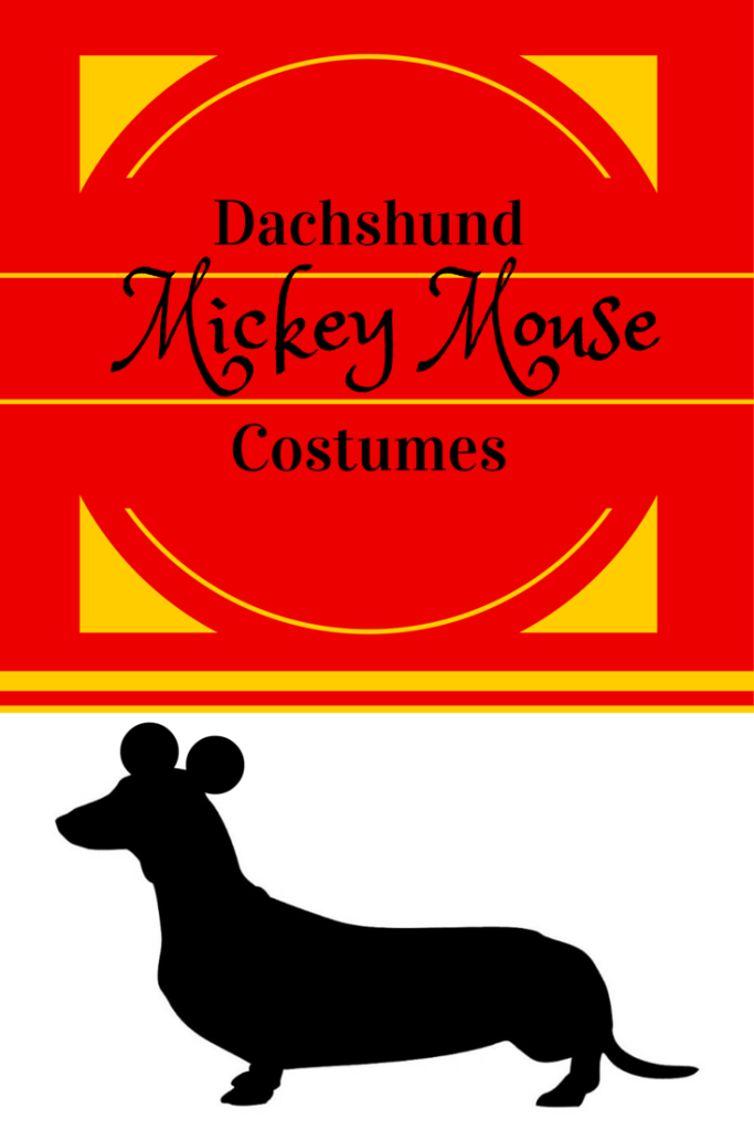 Dachshund Mickey Mouse Costume for Halloween