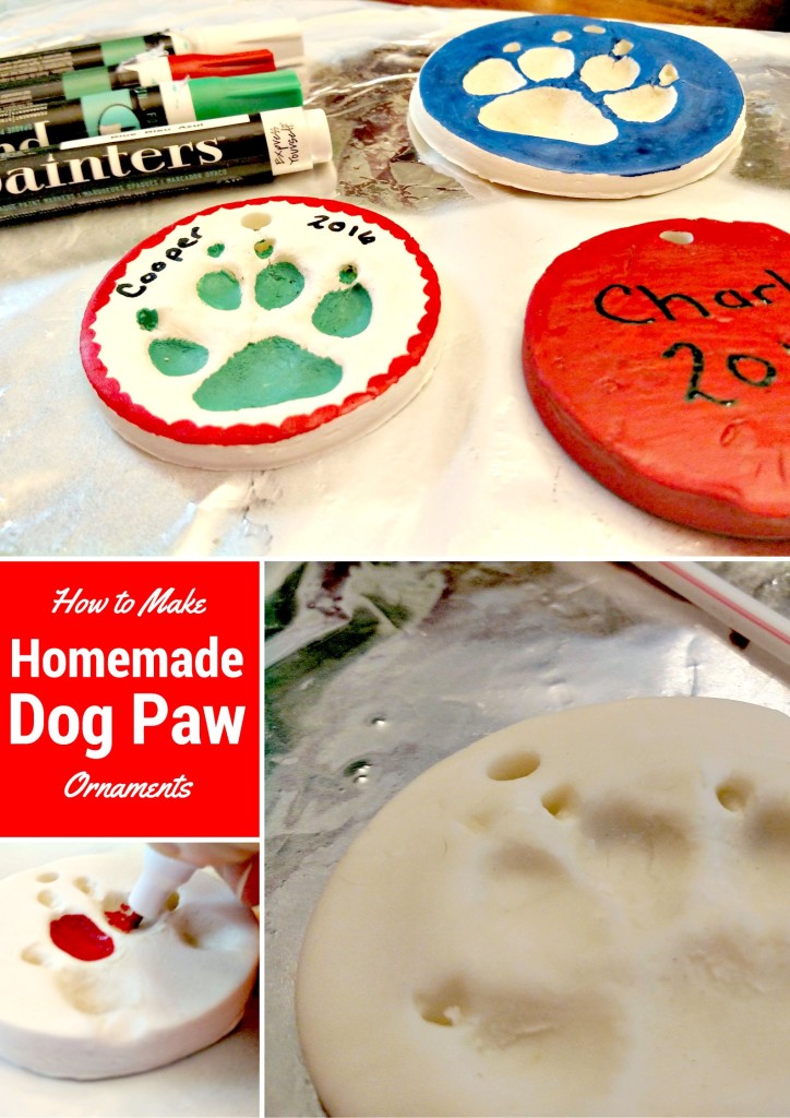How to Make a Homemade Dog Paw Ornament