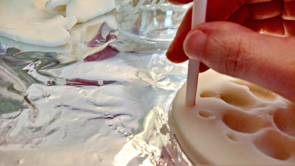 make paw print ornaments